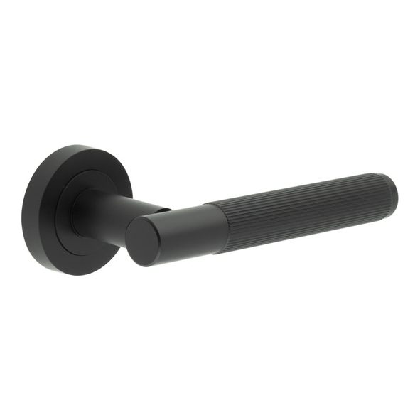 JV852MB  Matt Black  Jedo Venice Levers On Round Roses