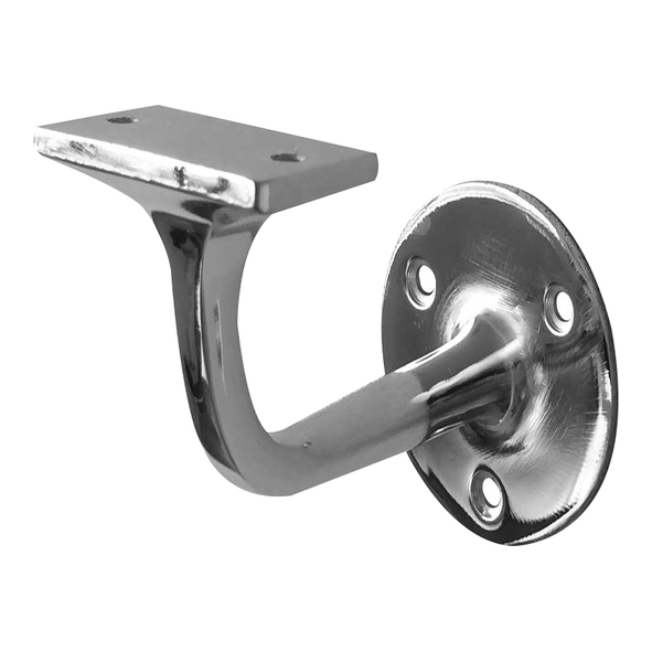 JV95APC • 063mm • Polished Chrome • Zinc Alloy Handrail Bracket