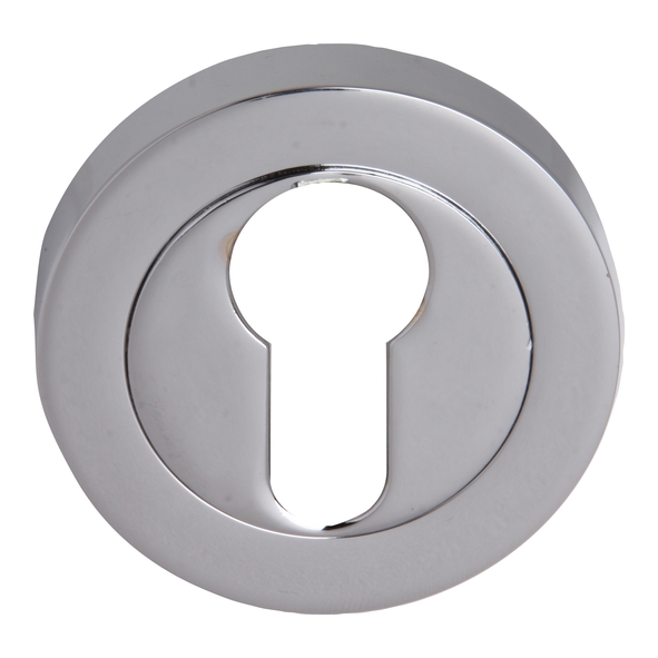 FEESC-PC • Polished Chrome • Fortessa Round Euro Cylinder Escutcheons