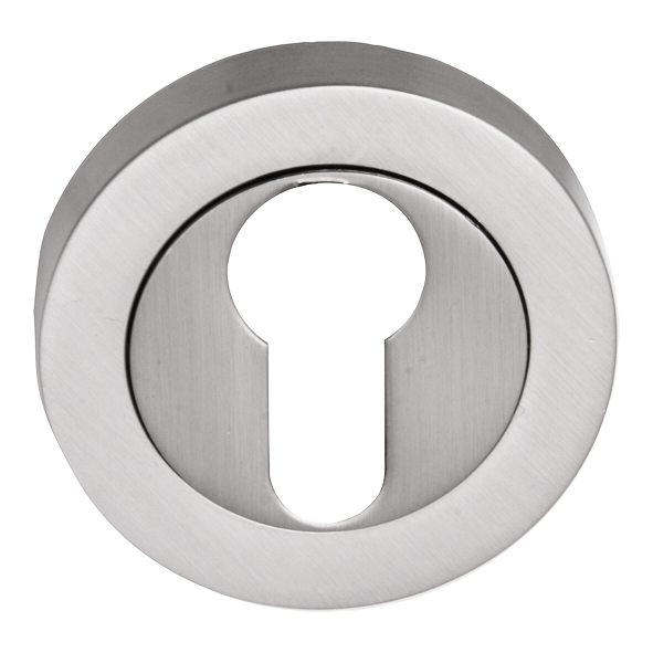 FEESC-SC • Satin Chrome • Fortessa Round Euro Cylinder Escutcheons