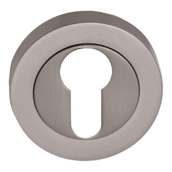 FEESC-SN  Satin Nickel  Fortessa Round Euro Cylinder Escutcheons