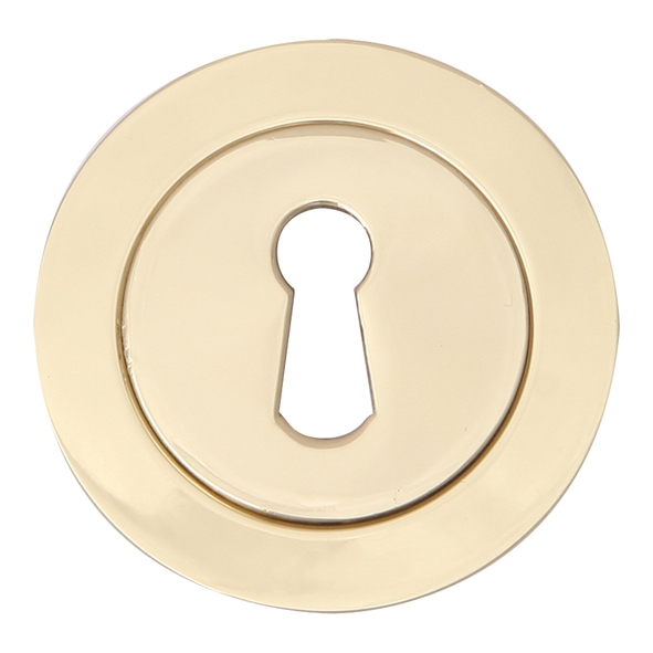 FESC-PVD  PVD Brass  Fortessa Round Mortice Key Escutcheons