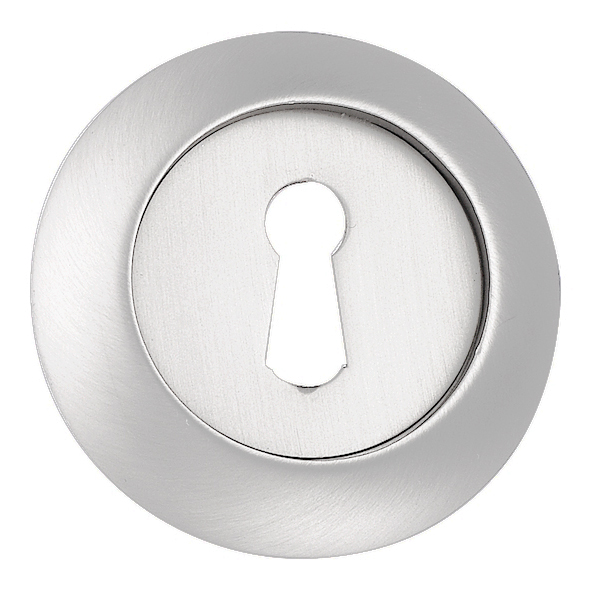 FRESC-PC  Polished Chrome  Fortessa Bevelled Round Mortice Key Escutcheons