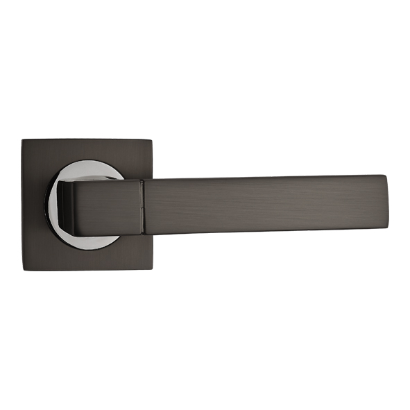 FGOTAR-GMG � Black / Polished Nickel � Fortessa Taranis Levers On Square Roses