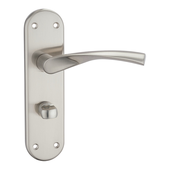 FBATHVER-SN  Bathroom [57mm]  Satin Nickel  Fortessa Verto Levers On Backplates