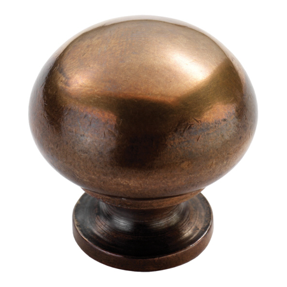 FTD1270ABR • 30 x 19 x 30mm • Bronze • Fingertip Design Mushroom Solid Bronze Cabinet Knob