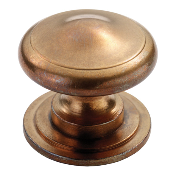 FTD1275ABR • 38 x 38 x 34mm • Bronze • Fingertip Design Cottage Solid Bronze Cabinet Knob