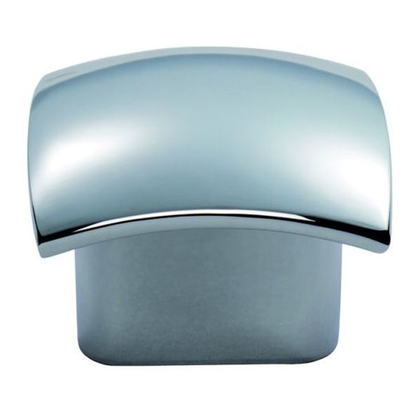 FTD3565CP • 32 x 30 x 24mm • Polished Chrome • Fingertip Design Helio Cabinet Knob