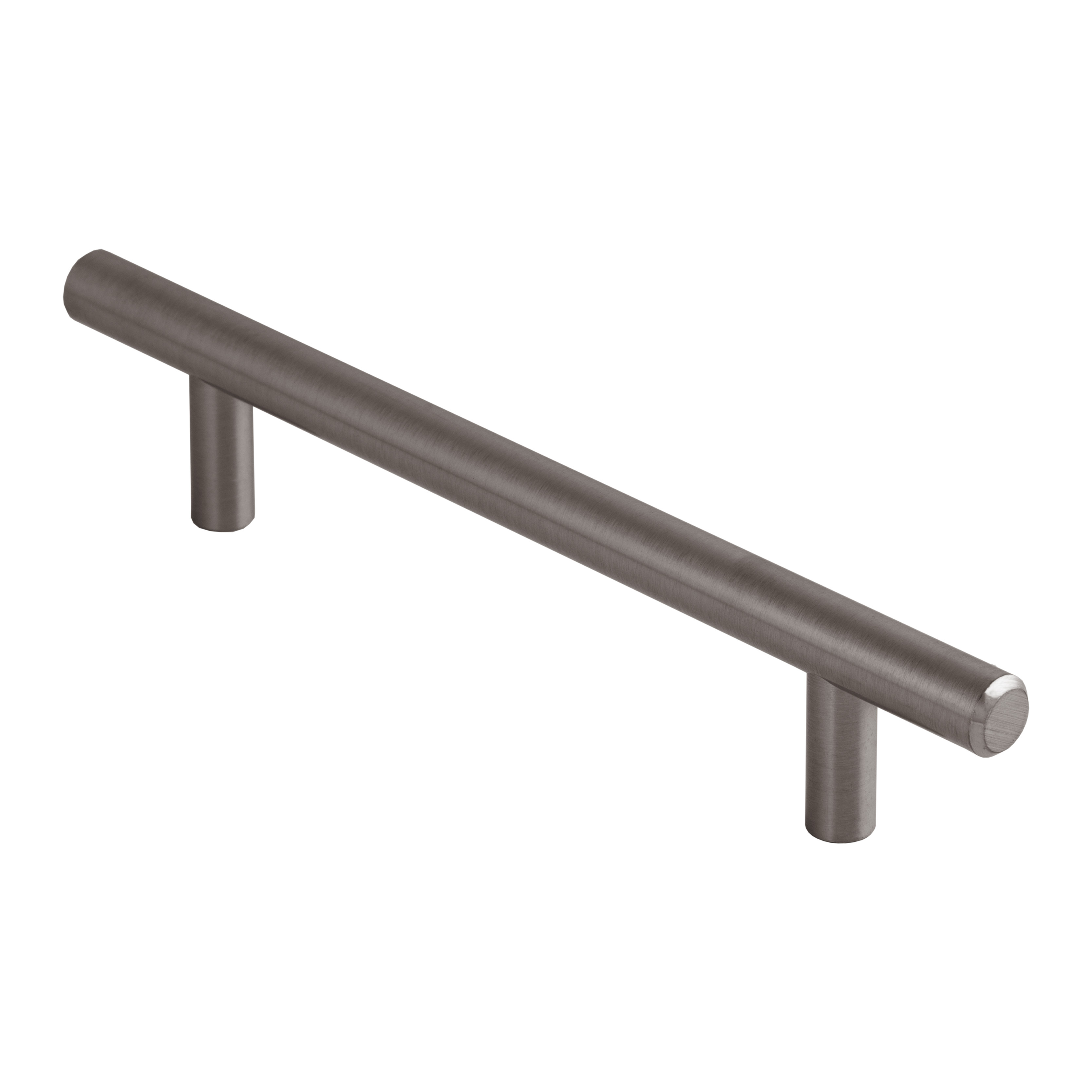 FTD445BGM � 128 x 188 x 35mm � Gun Metal Effect � Fingertip Design Pedestal 12mm � Cabinet Pull Handle