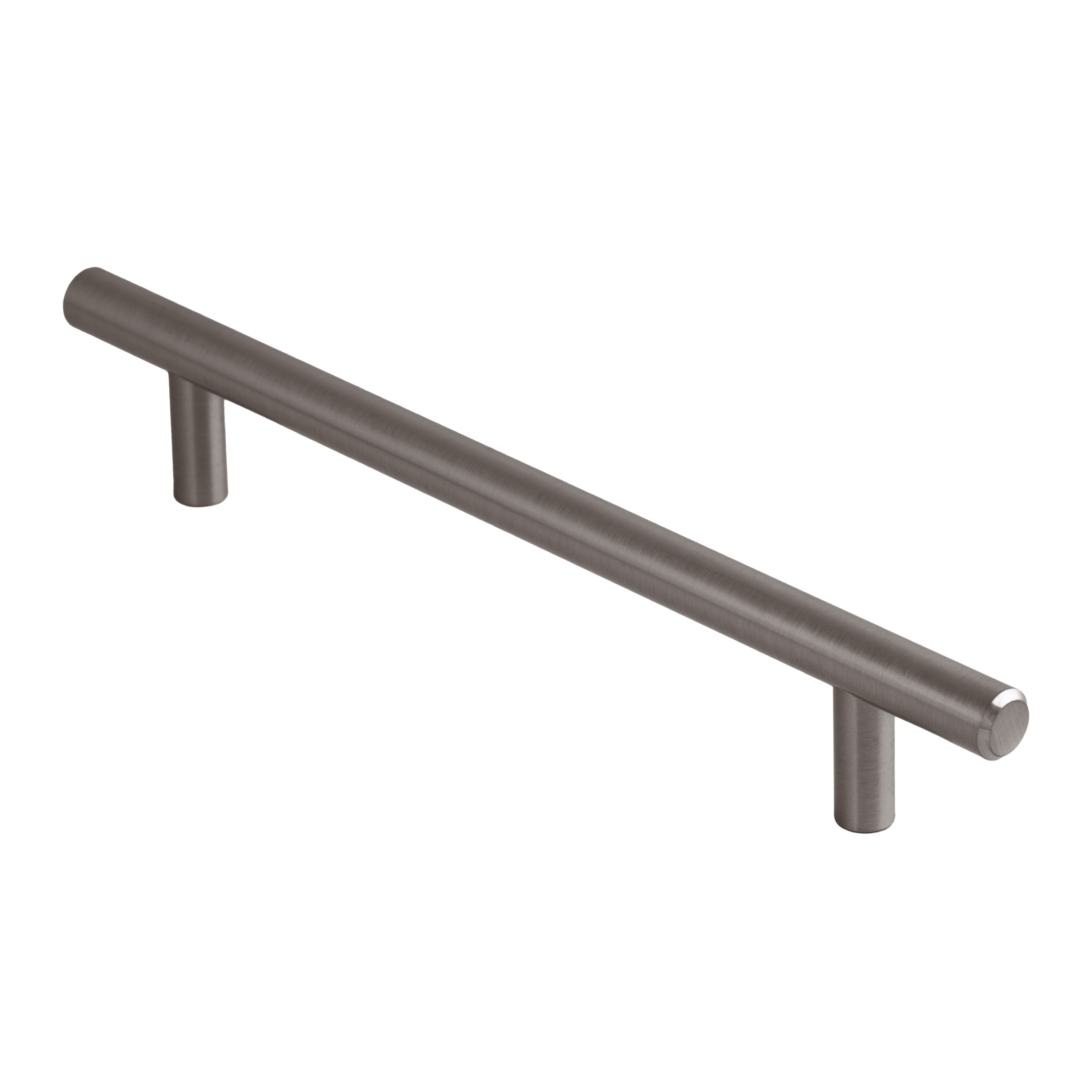 FTD445CGM � 160 x 220 x 35mm � Gun Metal Effect � Fingertip Design Pedestal 12mm � Cabinet Pull Handle