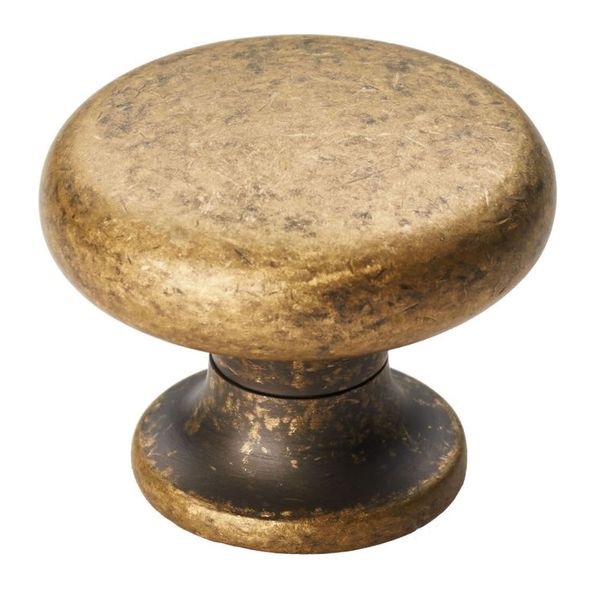 FTD521AB • 35 x 23 x 27mm • Antique Brass • Fingertip Design Temperance Cabinet Knob