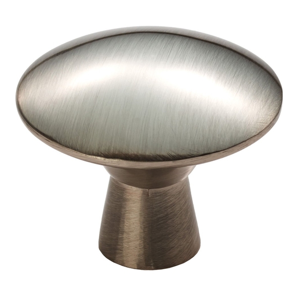 FTD523SN • 27 x 11 x 23mm • Satin Nickel • Fingertip Design Disc Cabinet Knob