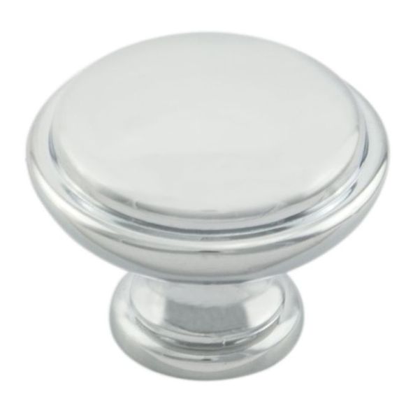 FTD525BCP  35 x 19 x 26mm  Polished Chrome  Fingertip Design Shaker Style Cabinet Knob