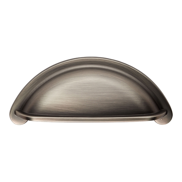 FTD557GM • 76 x 94 x 24mm • Gunmetal • Fingertip Design Cottage Cabinet Cup Handle