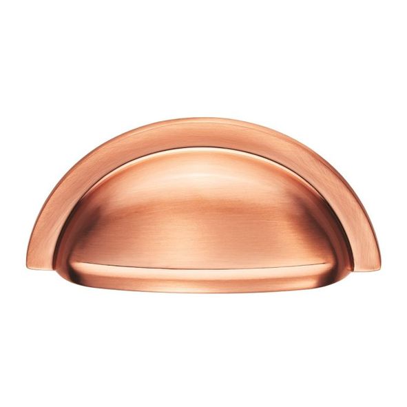 FTD558SCO • 76 x 92 x 20mm • Satin Copper • Fingertip Design Oxford Cabinet Cup Handle