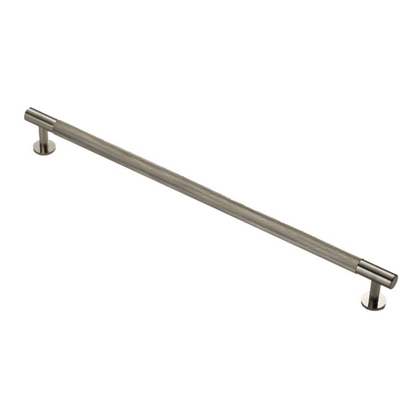 FTD700HSN • 320 c/c x 350 x 12 x 36mm • Satin Nickel • Fingertip Design Knurled Cabinet Pull Handle