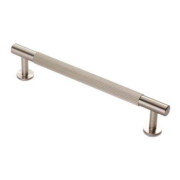 FTD710CSN  160 c/c x 190 x 12 x 36mm  Satin Nickel  Fingertip Design Lines Cabinet Pull Handle