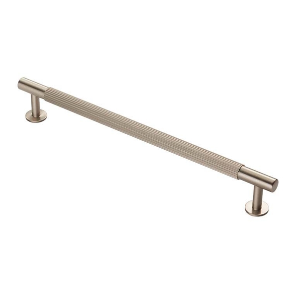 FTD710ESN  224 c/c x 254 x 12 x 36mm  Satin Nickel  Fingertip Design Lines Cabinet Pull Handle