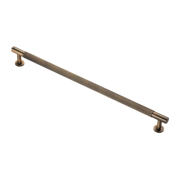 FTD710HAB  320 c/c x 350 x 12 x 36mm  Antique Brass  Fingertip Design Lines Cabinet Pull Handle