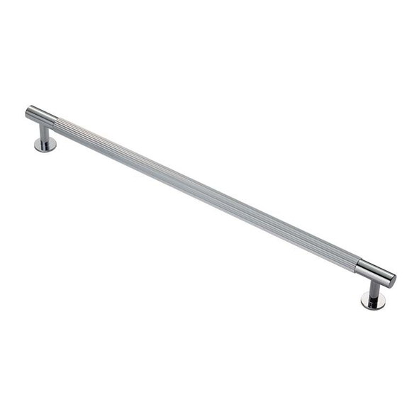 FTD710HCP • 320 c/c x 350 x 12 x 36mm • Polished Chrome • Fingertip Design Lines Cabinet Pull Handle