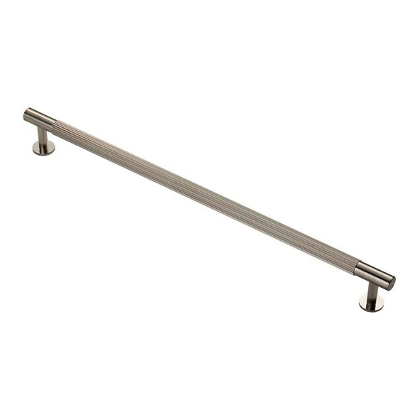 FTD710HSN  320 c/c x 350 x 12 x 36mm  Satin Nickel  Fingertip Design Lines Cabinet Pull Handle