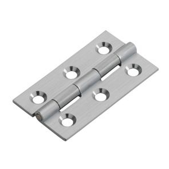 FTD800CSC • 50 x 28 x 1.5mm • Satin Chrome • Fingertip Design Small Cabinet Butt Hinges