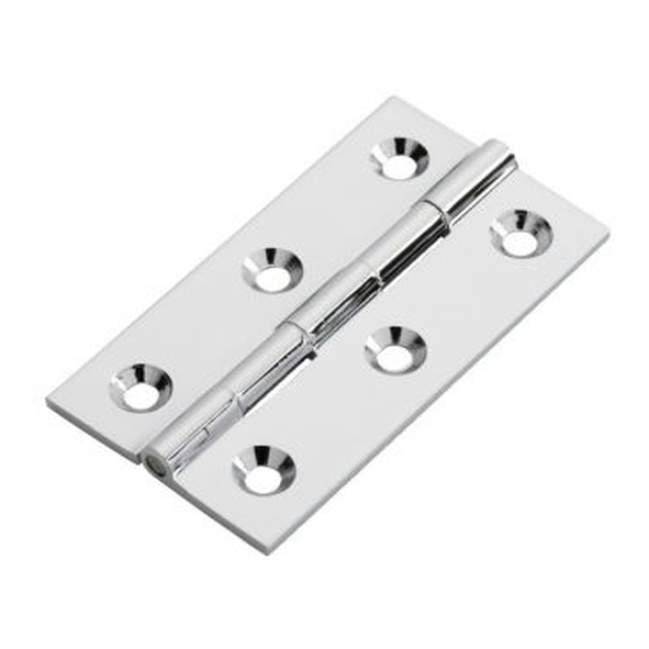 FTD800DCP • 64 x 35 x 2mm • Polished Chrome • Fingertip Design Small Cabinet Butt Hinges