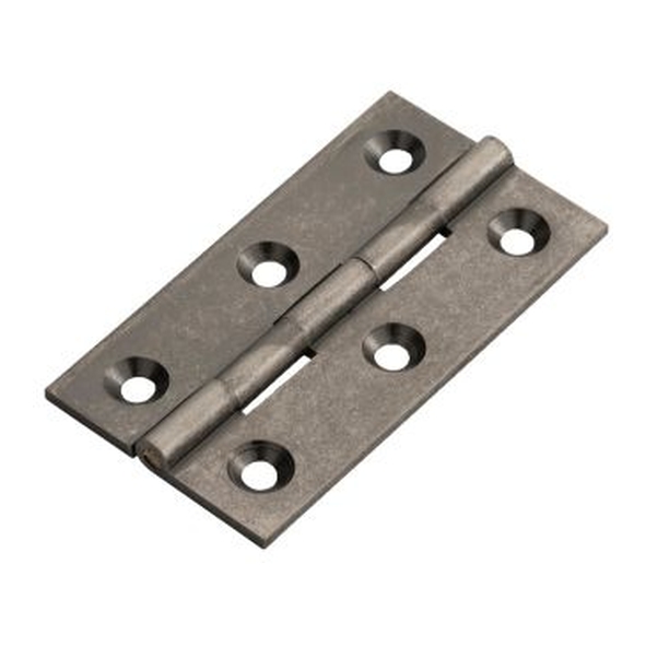 FTD800DPE • 064 x 035 x 2.0mm • Pewter • Fingertip Design Small Cabinet Butt Hinges