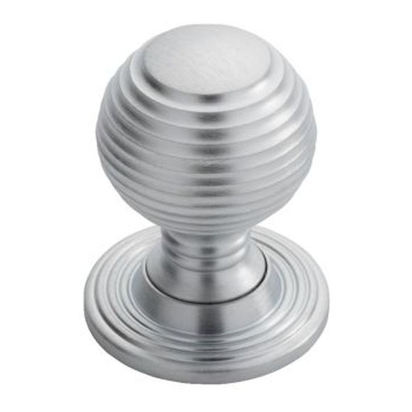 M1003SC • 23 x 25 x 33mm • Satin Chrome • Fingertip Design Queen Anne Cabinet Knob