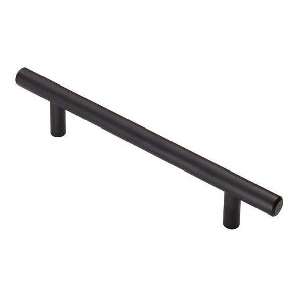 FTD445BMB • 128 x 188 x 35mm • Matt Black • Fingertip Design Pedestal 12mm Ø Cabinet Pull Handle