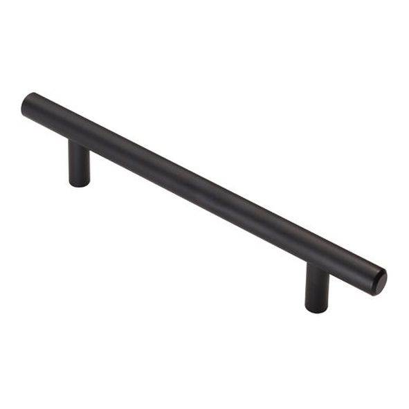 FTD445BMB  128 x 188 x 35mm  Matt Black  Fingertip Design Pedestal 12mm  Cabinet Pull Handle