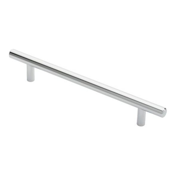 FTD445CCP • 160 x 220 x 35mm • Polished Chrome • Fingertip Design Pedestal 12mm Ø Cabinet Pull Handle