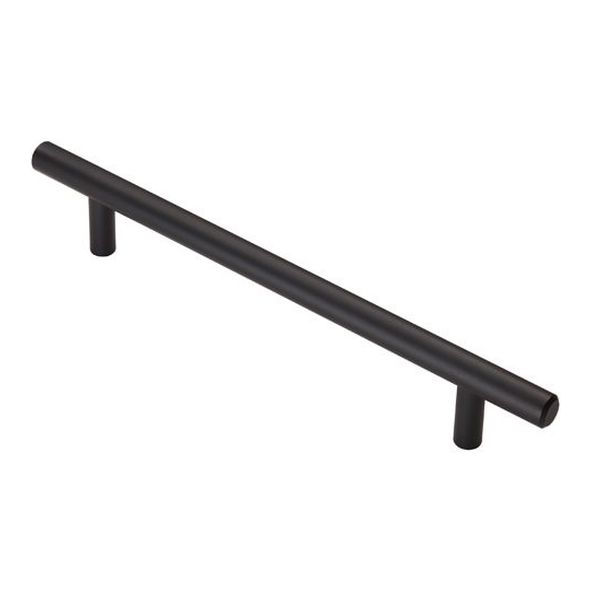 FTD445CMB • 160 x 220 x 35mm • Matt Black • Fingertip Design Pedestal 12mm Ø Cabinet Pull Handle