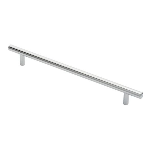 FTD445ECP  224 x 284 x 35mm  Polished Chrome  Fingertip Design Pedestal 12mm  Cabinet Pull Handle