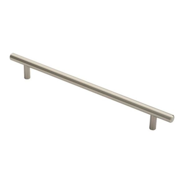 FTD445ESN  224 x 284 x 35mm  Satin Nickel  Fingertip Design Pedestal 12mm  Cabinet Pull Handle