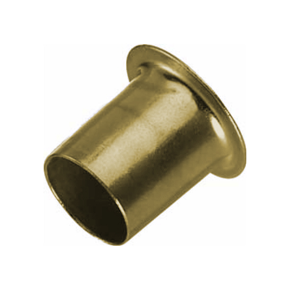 282.50.508  Sleeve  7.5mm [For 7mm Stud]  Brassed [10]  For Stud and Sleeve Shelf Supports
