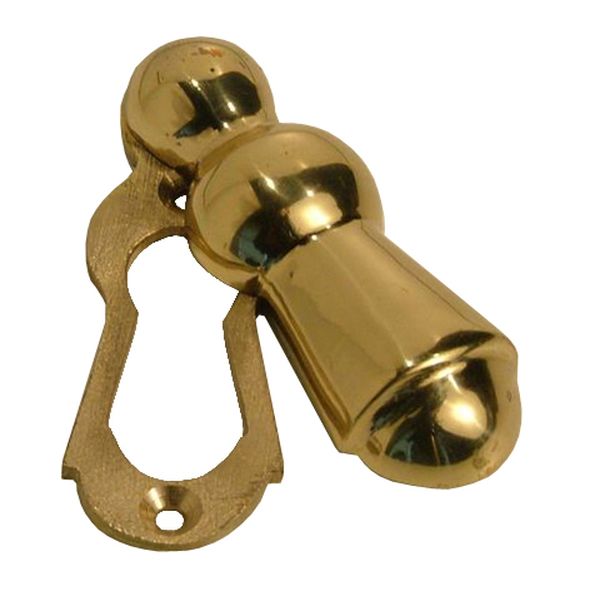 ESC011PBL  For Standard Lock  Polished Brass  Dundas Covered Escutcheon