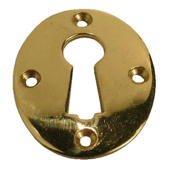 ESC077PBL  For Standard Lock  Polished Brass  Trafalgar Open Escutcheon