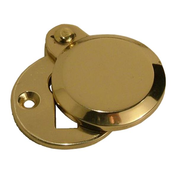 ESC317PBL  For Standard Lock  Polished Brass  Tudor Covered Escutcheon