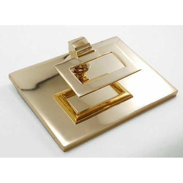FDH051-183-PB • 183 x 135 x 12mm • Polished Brass • Traditional Edinburgh Pattern Pull Handle