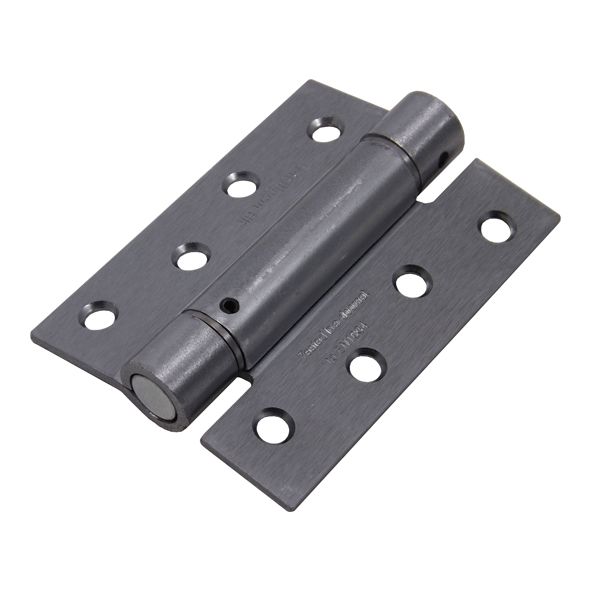 J9800SC • 100 x 075 x 3.0mm • Satin Chrome [50kg] • Compact Square Corner Spring Hinges