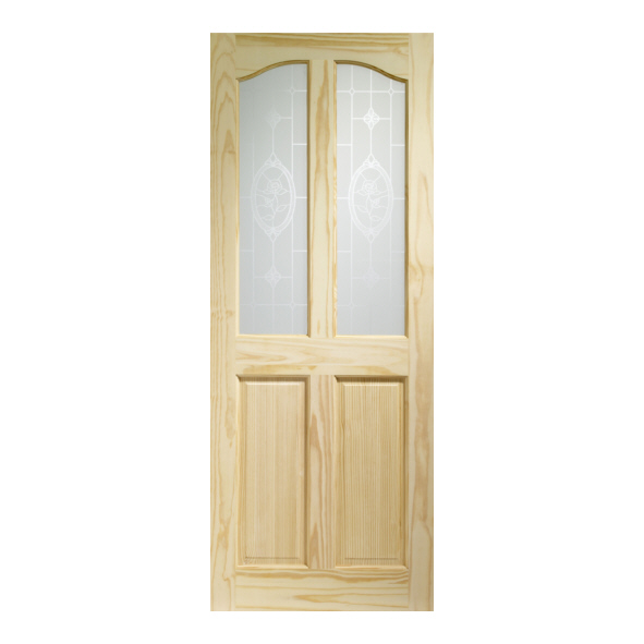 XL Joinery Internal Clear Pine Rio Doors [Feature Glass]