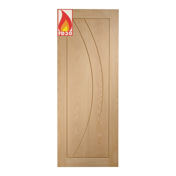 XL Joinery Internal Unfinished Oak Salerno FD30 Fire Doors