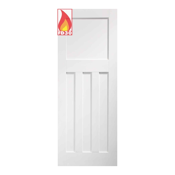 WPDX27-FD  1981 x 686 x 44mm [27]  Internal White Primed DX FD30 Fire Door