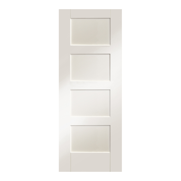 XL Joinery Internal White Primed Shaker 4 Panel Doors