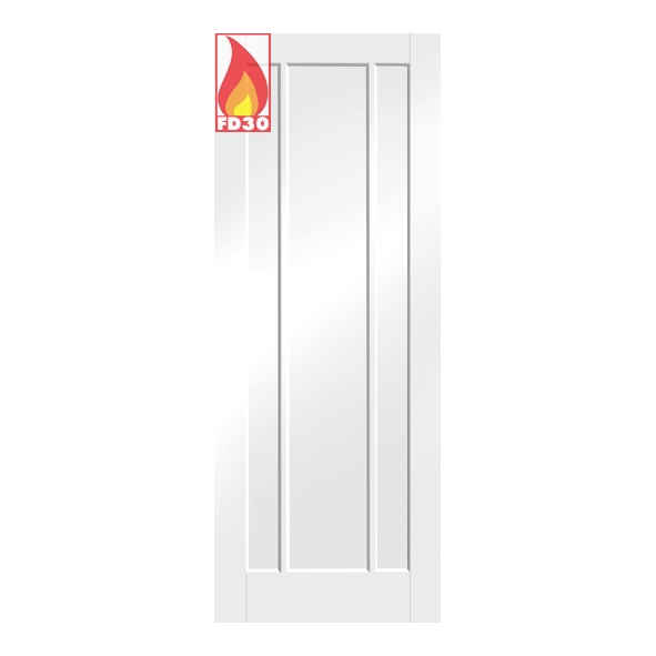 WPWOR27-FD  1981 x 686 x 44mm [27]  Internal White Primed Worcester FD30 Fire Door