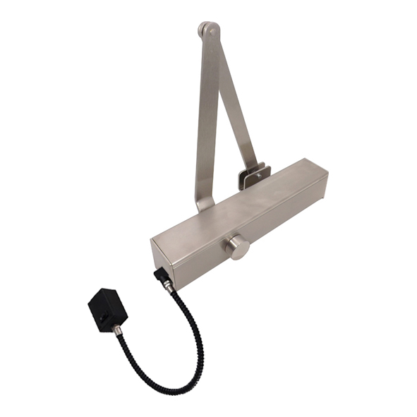 4870-SAA  Satin Aluminium  Designer EN 3 to EN 4 Cam Action EMF Hold Open / Swing Free Overhead Door Closer