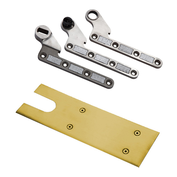 FSA-ACC-SA-PB • Polished Brass • Complete Single Action Floor Spring Accessory Pack