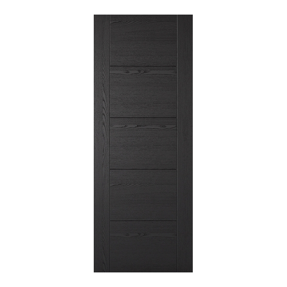 LPD Internal Prefinished Black Ash Laminate Vancouver 5P Doors