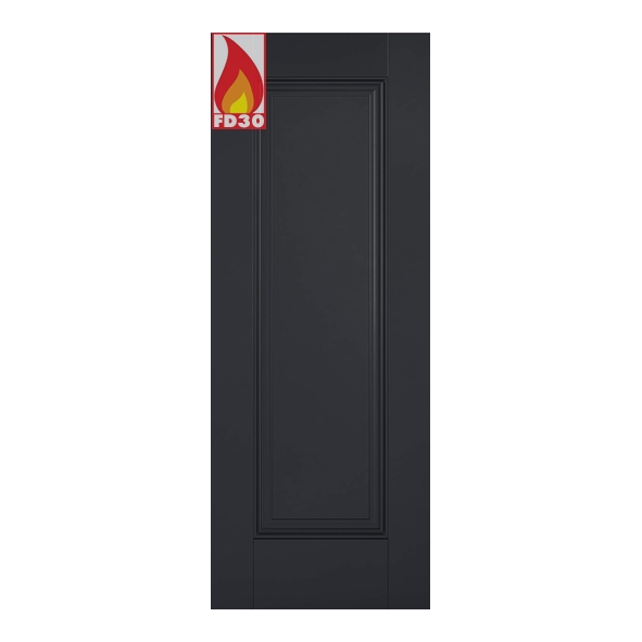 LPD Internal Black Primed Plus Eindhoven FD30 Fire Doors